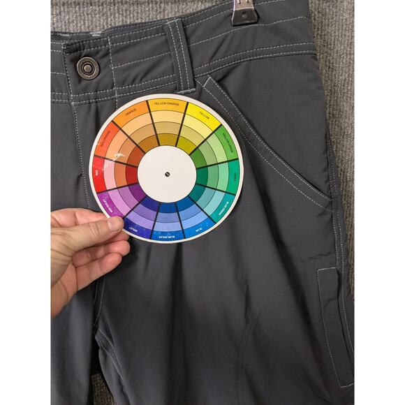 Kuhl Mens Renegade Shorts Mens 34x12 Stretch Nylon Hiking Charcoal Cargo - Picture 4 of 13